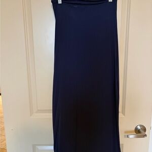 Elegant Navy Blue Women's Skirt